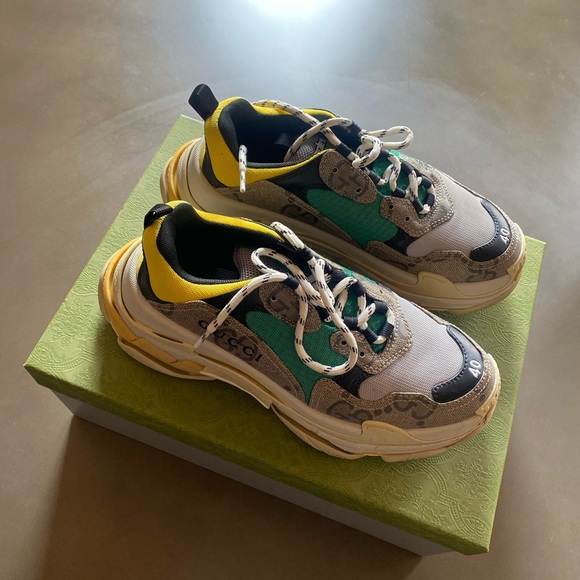 GUCCI X BALENCIAGA WOMEN'S THE HACKER PROJECT TRIPLE S SNEAKER - Picture 3 of 9